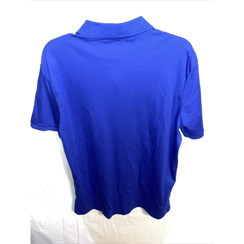Polo Ralph Lauren Flesh Pony Mens Golf Shirt Size Large Blue Athleisure Outdoors